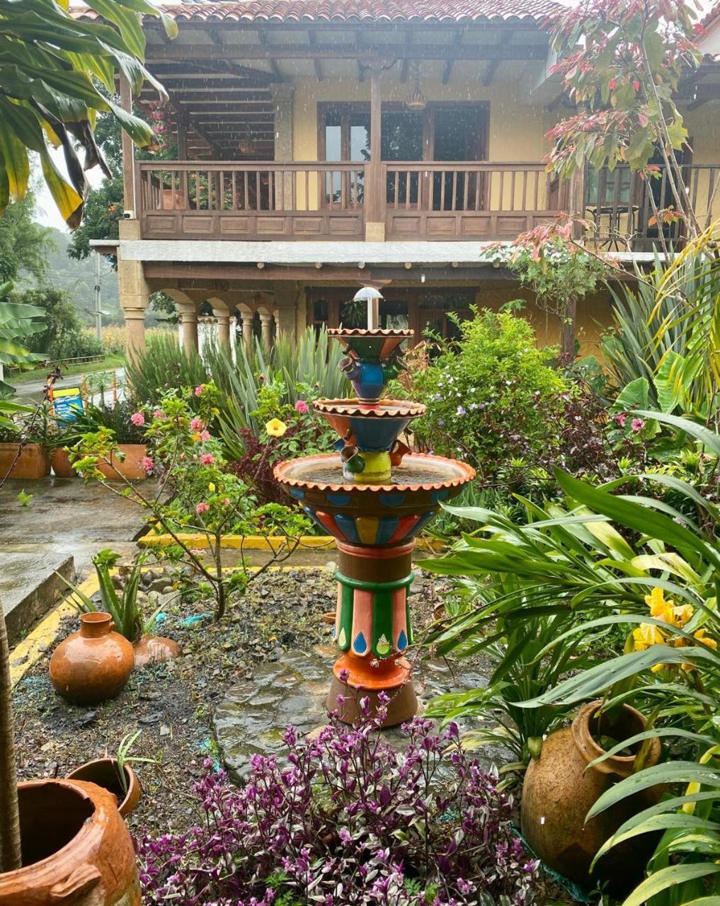 Hosteria Campestre San Fermin Raquira Bagian luar foto