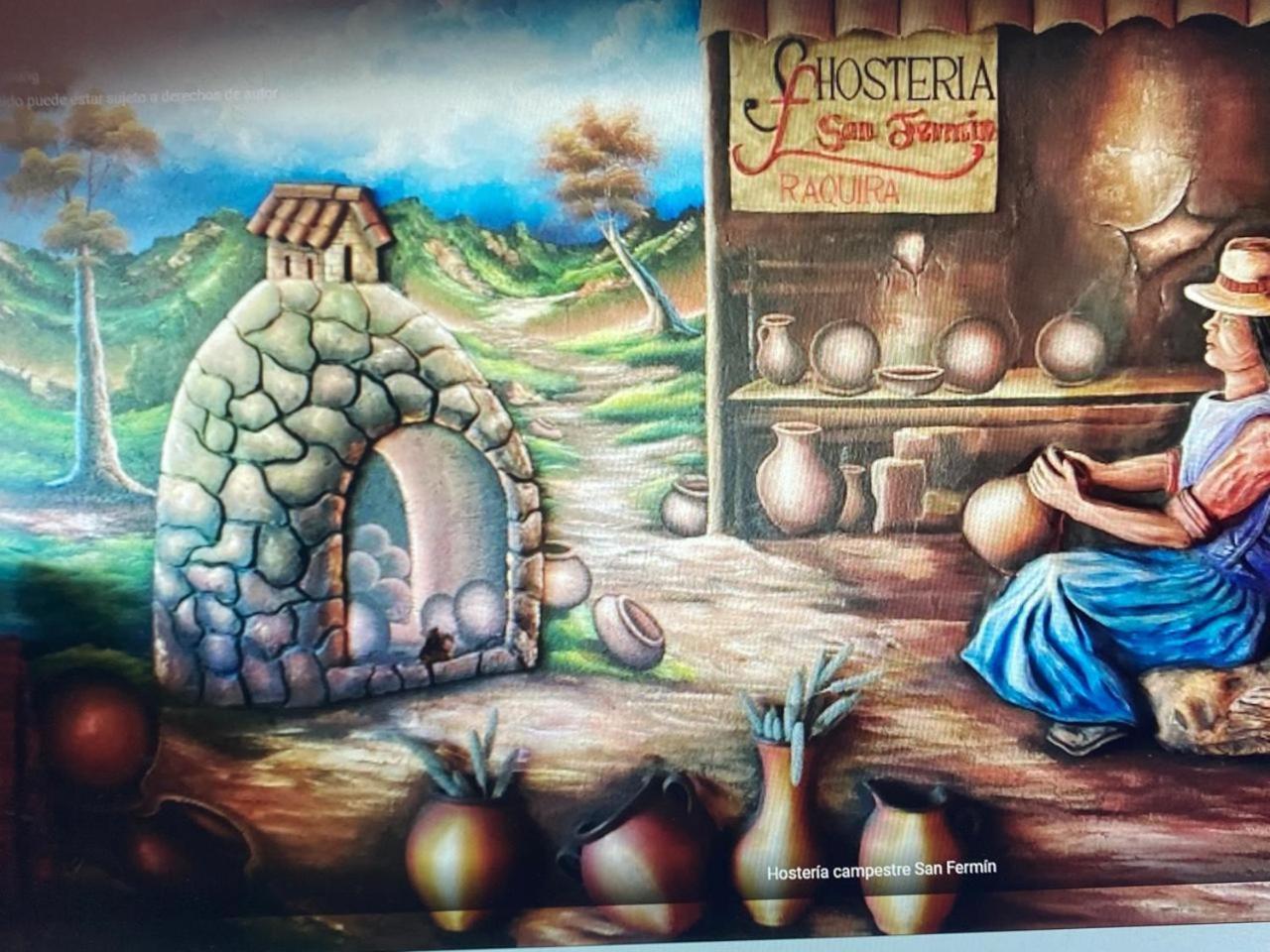 Hosteria Campestre San Fermin Raquira Bagian luar foto